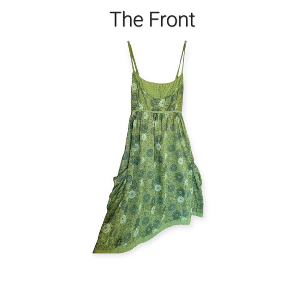L.E.I. Taylor Swift Collection Green Cotton Sundress Size S Vintage Summer - Picture 4 of 13